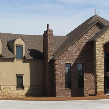 Large European Tudor in Duncan Oklahoma