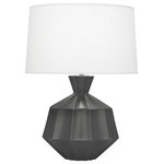 Robert Abbey - Robert Abbey Orion - 27" One Light Table Lamp, Oyster Linen Shade - Shade Included: TRUE* Number of Bulbs: 1*Wattage: 150W* BulbType: A* Bulb Included: No