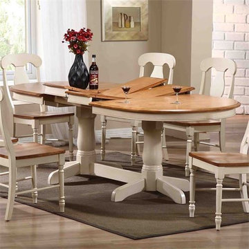 Iconic Furniture Oval Double Butterfly Leaf Table