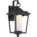 Nuvo Lighting - Nuvo Lighting 62/822 Essex - 16.88" 14W 1 LED Large Outdoor Wall Lantern - Shade Included: TRUE Dimable: TRUE Warranty: 3 Years LimitedColor Temperature: 3000Lumens: 1030CRI: 80* Number of Bulbs: 1*Wattage: 14W* BulbType: LED* Bulb Included: Yes
