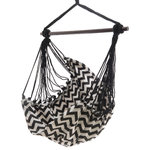 KAEMINGK - Zigzag Print Hammock Seat - This striking black and white hammock seat is suitable for indoor and outdoor use.