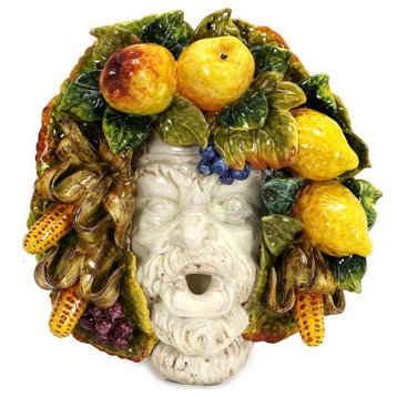 Mask ROBBIANA OF PROSPERITY The Harvest Corn Face Lemon Large