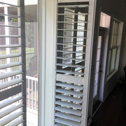Solid vinly Plantation Shutters: PolyDesign - Interior Shutters