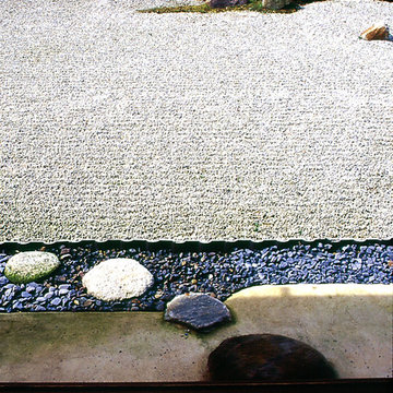 Trittstein Weg zu einem japanischen Teeraum