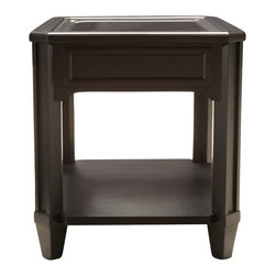Farrington Glass End Table - Side Tables And End Tables