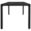 Lacquered Wood Dining Table (L) | Zuiver Storm, Black