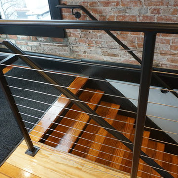 Shape Fitness Cable Wire Railing Job, Worthington, Ohio