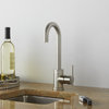 Parma Single Handle Bar Faucet, Stainless Steel