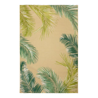Marina Palm Border Indoor/Outdoor Rug, 7'10