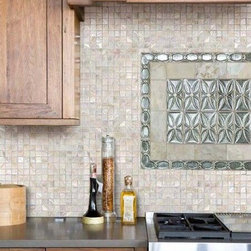 Mother of Pearl Natural Sea Shell Mosaic Tile 3/4" x 3/4" - Products