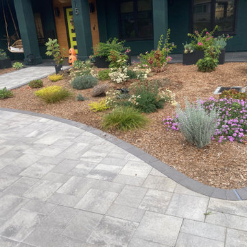 Closer look at the front Flower Bed