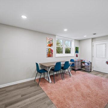 Basement Remodeling for Kids' Play Space & Luxurious Master Bathroom Renovation