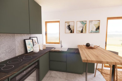 Foto di una cucina design