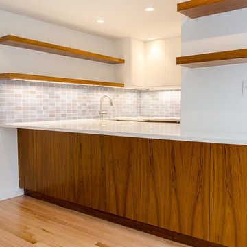 Flatsawn Teak IKEA Kitchen