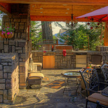 outdoor kitchen