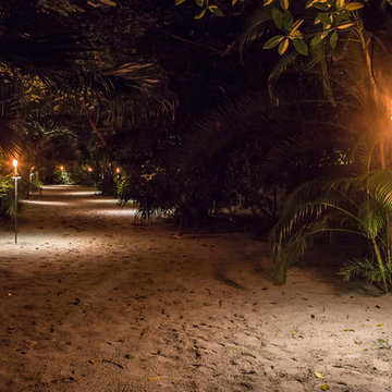 Ocean Front Landscape Lighting, FL Estate