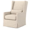 �Kensington Swivel Wing Chair, Jette Linen