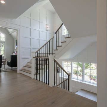 87_Welcoming and Functional Contemporary U-shaped Staircase, Arlington, VA 22207
