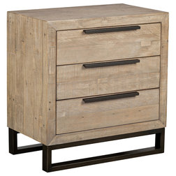 Industrial Nightstands And Bedside Tables by Kosas