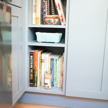 New England Style Denver Bungalow Remodel Open Shelving