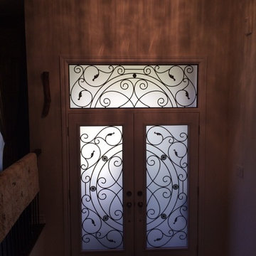 Wrought Iron Glass Door Inserts - Decorative Glass Door Inserts