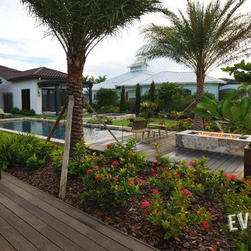 Modern Ipe Deck in Florida