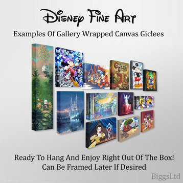 Disney Fine Art, You, Me and The City, Stephen Fishwick, Gallery Wrapped