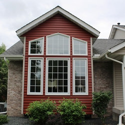 Window redesign & James Hardie siding - Windows