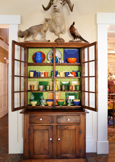 Eclectic Dining Room by Darci Goodman Design