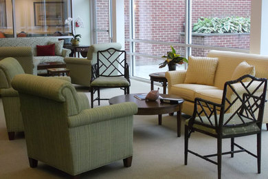 Transitional home design photo in New York