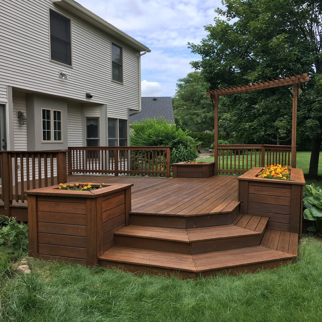 Pittsford Deck stain