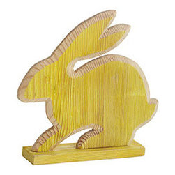 SPRING RABBIT - YELLOW - Holiday Decorations