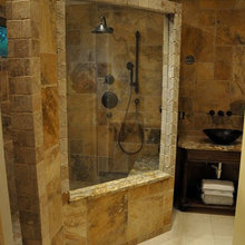 stone shower ideas