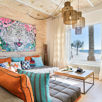 Proyecto interiorismo vivienda unifamiliar. Playa S. Sebastian (Sitges) Bcn