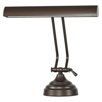 12 Inch Shade LED Piano Desk Lamp, Mahogany Bronze