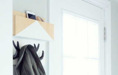 DIY: Make a Wooden Wall Organizer to Curb Entryway Clutter