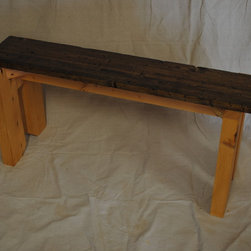 Reclaimed Pine Wood Bench - Products