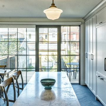 French Doors (Stile and Rail) in Kitchen