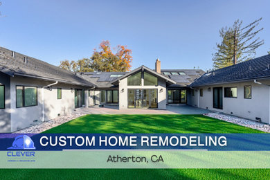 Inspiration for an asian exterior home remodel