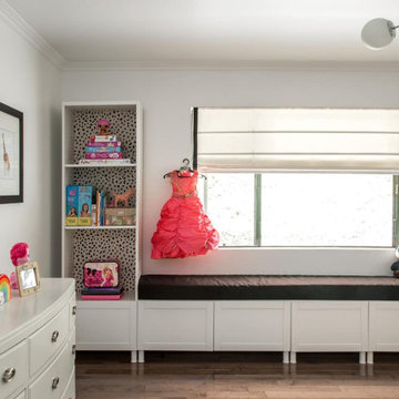 Transitional Colorful Kitchen
