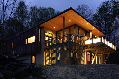 Trendy exterior home photo in Charlotte