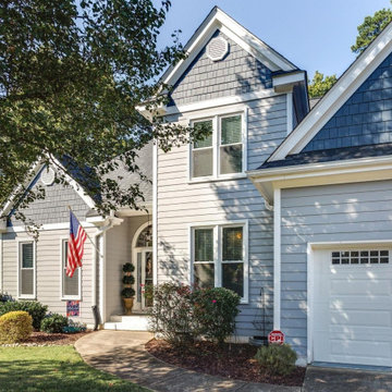 Siding Installation - James Hardie Lap Siding in Pearl Gray