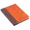 Passionate Fire Leather Accent Cotton Journal