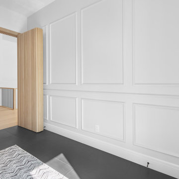 Sherwood Park Custom Home - Rift Cut White Oak with Natural Lacquer