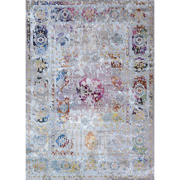 Gypsy Reims A765/0233 Rug, Magenta/Bone, 2'3"x7'6"