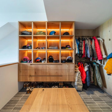 Character White Oak Plank Flooring, Mud Room