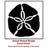 Sand Dollar Nautical Stencil Reusable Stencils For DIY Wall Design, Medium