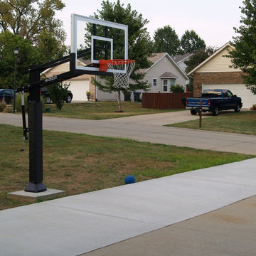 Mark Y's Pro Dunk Gold Basketball System on a 50x24 in Columbia, IL