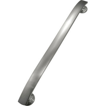 American Diner Appliance Pull, 12" Center to Center, Satin Nickel