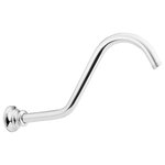 Moen - Moen Waterhill Chrome  14" Shower Arm S113 - Vintage and full of character, Waterhill bath faucets and accessories bring provincial elegance to today's more traditional homes. Period-era details like a gooseneck spout and top finial give each faucet an authentic feel.